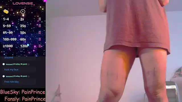 pain princee online show from February 13, 2:42 pm