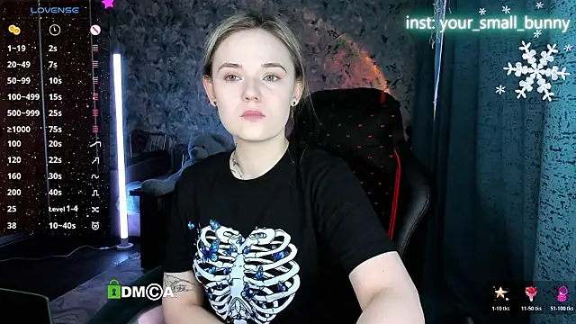 Snapshot of Your_small_bunny chatting on February 20, 2:08 am Your small bunny online show from February 20, 2:08 am