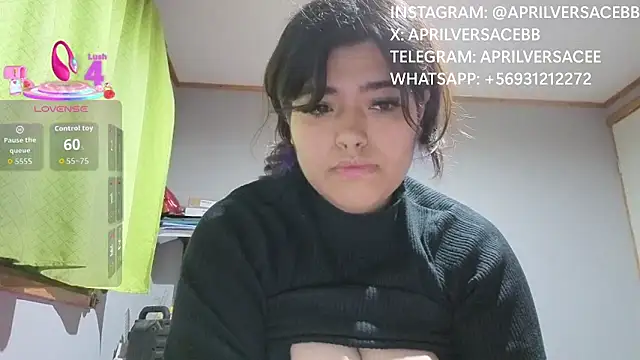 Snapshot of missaaprilv chatting on September 22, 1:29 am missaaprilv online show from September 22, 1:29 am