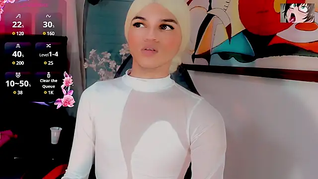 Snapshot of Gabyqueen70 chatting on February 1, 4:54 pm Gabyqueen70 online show from February 1, 4:54 pm