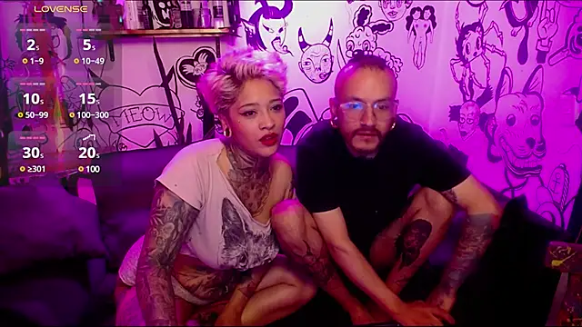 Snapshot of tatouagendecouple chatting on December 5, 8:33 am tatouagendecouple online show from December 5, 8:33 am