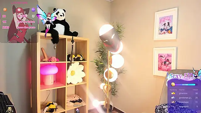 Snapshot of HakuRukushka chatting on March 21, 3:01 am HakuRukushka online show from March 21, 3:01 am