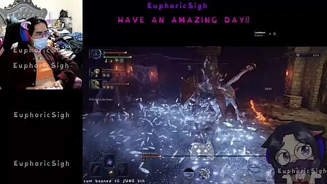 EuphoricSigh online show from April 21, 3:39 pm