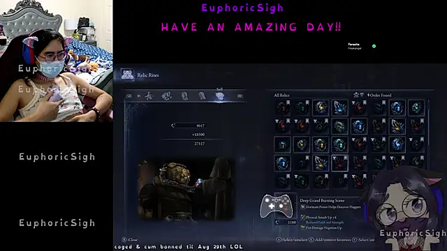 EuphoricSigh online show from June 6, 3:22 am