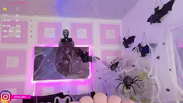 Snapshot of Sammyblaer chatting on October 17, 9:06 pm Sammyblaer online show from October 17, 9:06 pm