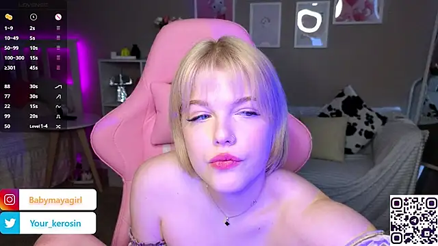 Snapshot of Maya_Rave chatting on March 14, 7:04 am Maya Rave online show from March 14, 7:04 am