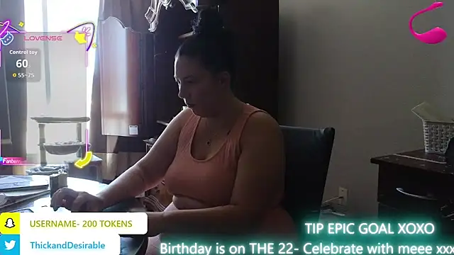 ThickGirlsDoItBetter online show from September 15, 7:25 pm