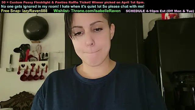 IsabelleRaven online show from March 27, 6:07 pm