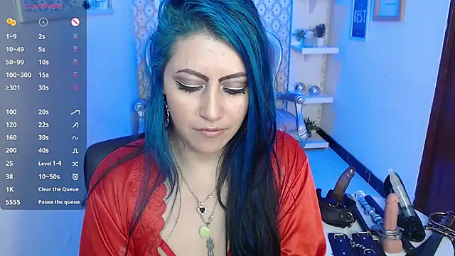 scarleth blue online show from February 6, 9:11 am