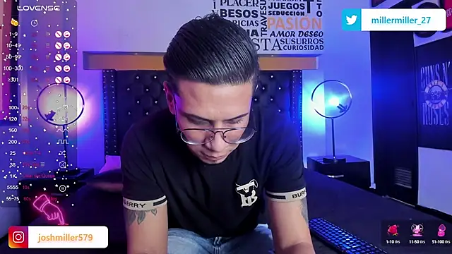 JoshMillerr  online show from January 23, 7:51 pm