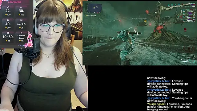 Snapshot of HannahCastle96 chatting on February 3, 2:53 am HannahCastle96 online show from February 3, 2:53 am