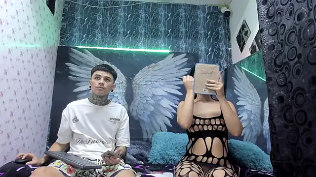 Snapshot of exotic_hot_couple chatting on March 15, 10:49 pm exotic hot couple online show from March 15, 10:49 pm