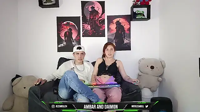 Ambar and daimon  online show from February 3, 4:46 am