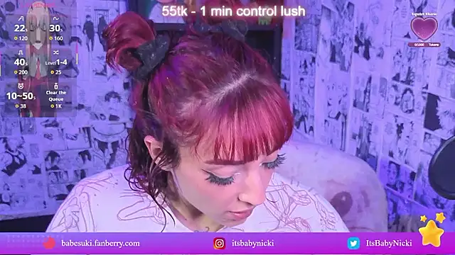 Snapshot of NickiYoung chatting on March 10, 5:07 pm NickiYoung online show from March 10, 5:07 pm