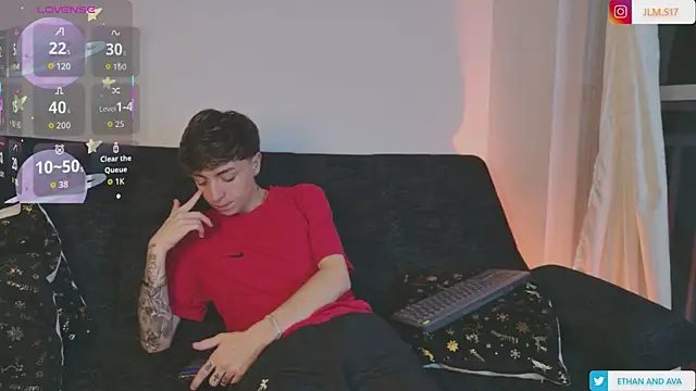 ethan and ava online show from January 18, 2:26 am