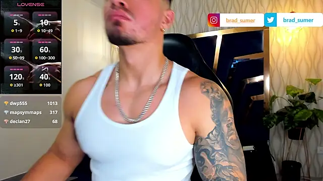 Snapshot of Brad_Summer chatting on September 17, 5:36 pm Brad Summer online show from September 17, 5:36 pm