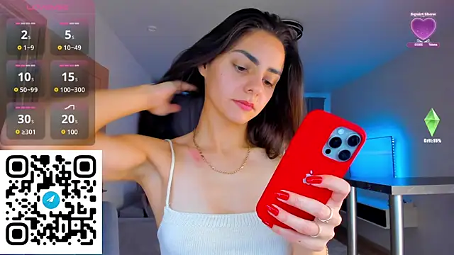 Snapshot of EmiliaZen chatting on October 24, 12:56 pm EmiliaZen online show from October 24, 12:56 pm