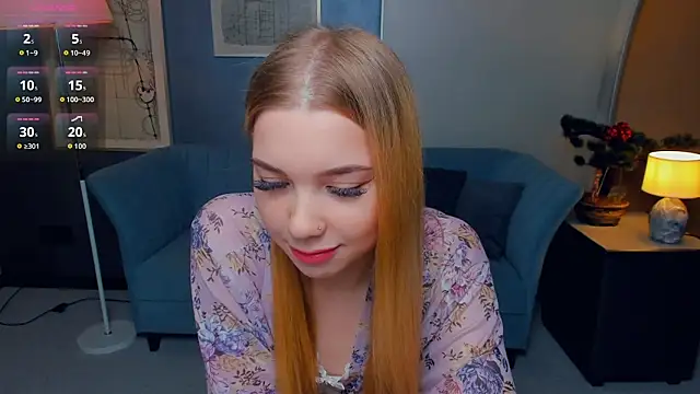 Snapshot of FloraBonde chatting on October 2, 11:28 am FloraBonde online show from October 2, 11:28 am