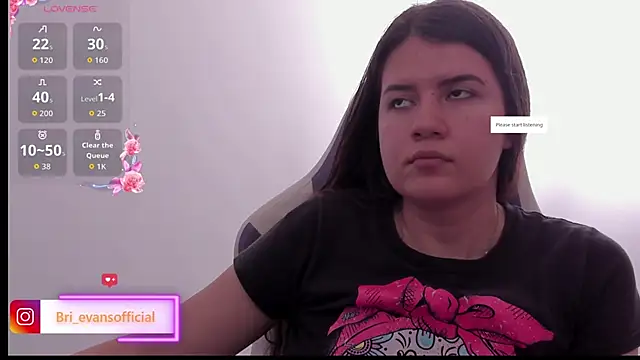 Snapshot of brii69 chatting on April 9, 6:24 pm brii69 online show from April 9, 6:24 pm