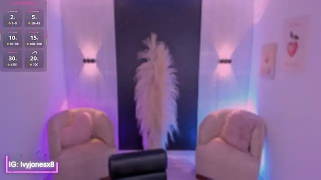 Snapshot of IvyJonesX chatting on January 31, 11:47 pm IvyJonesX online show from January 31, 11:47 pm