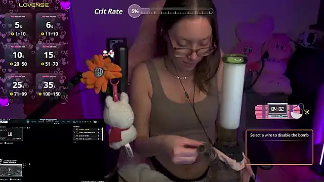 Snapshot of SpaceCowWhore chatting on March 6, 6:21 am SpaceCowWhore online show from March 6, 6:21 am