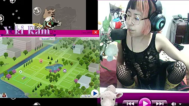 Snapshot of YukiRam chatting on January 7, 4:04 am YukiRam online show from January 7, 4:04 am