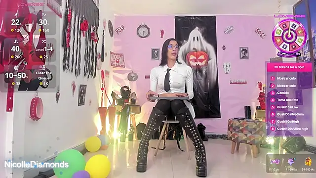 NicolleDiamonds cg online show from October 27, 1:26 pm