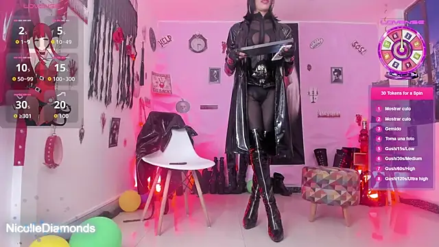 NicolleDiamonds cg online show from October 28, 1:03 pm