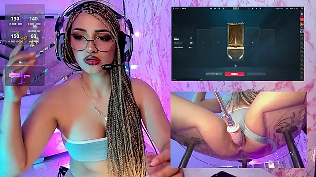 Snapshot of AriaNova_ chatting on March 5, 12:56 pm AriaNova online show from March 5, 12:56 pm