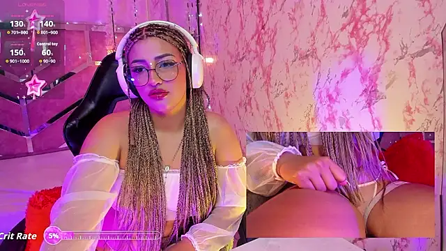 Snapshot of AriaNova_ chatting on March 11, 1:17 pm AriaNova online show from March 11, 1:17 pm