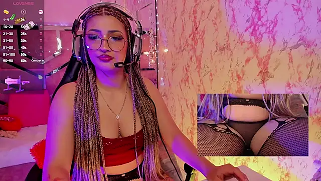 Snapshot of AriaNova_ chatting on March 15, 1:28 pm AriaNova online show from March 15, 1:28 pm