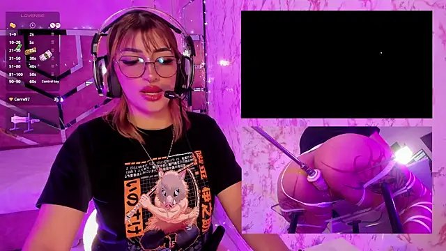 Snapshot of AriaNova_ chatting on March 24, 1:05 pm AriaNova online show from March 24, 1:05 pm