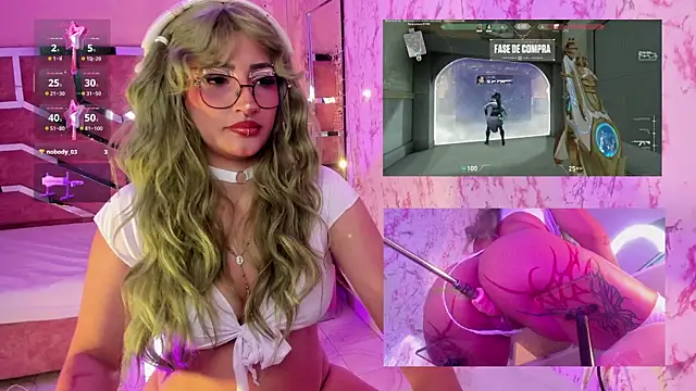 Snapshot of AriaNova_ chatting on March 29, 1:55 pm AriaNova online show from March 29, 1:55 pm