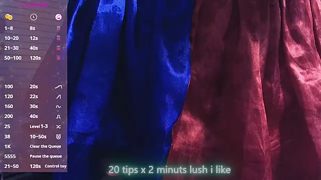 xinamora online show from October 12, 7:57 pm