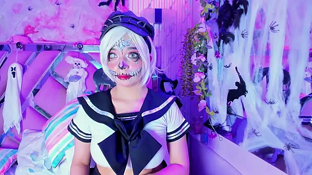 Snapshot of Akane_Hikari_ chatting on October 31, 4:24 am Akane Hikari online show from October 31, 4:24 am