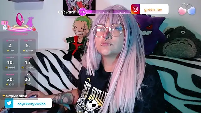 XxGreenGoodxX online show from November 15, 11:32 pm