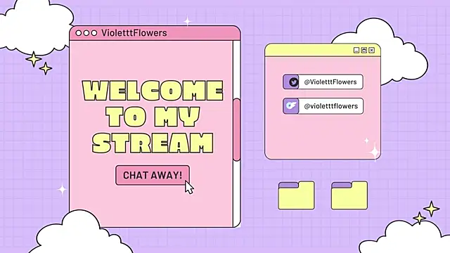 Snapshot of violetttflowers chatting on May 25, 4:46 pm violetttflowers online show from May 25, 4:46 pm