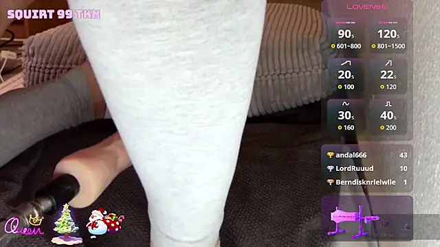 Snapshot of Chatqueen chatting on December 19, 3:52 pm Chatqueen online show from December 19, 3:52 pm