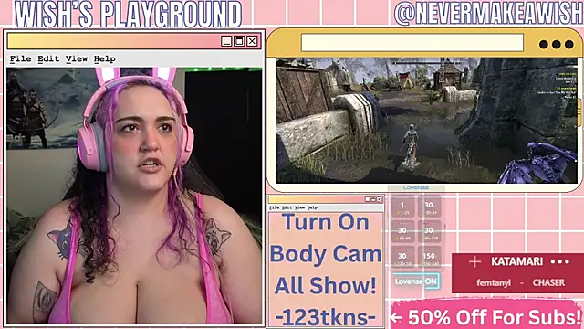nevermakeawish online show from May 6, 11:04 am