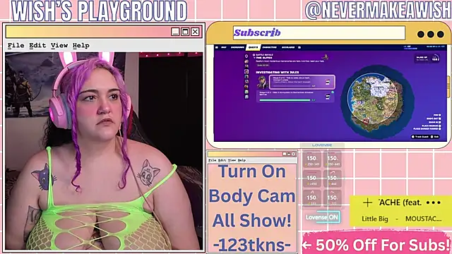 nevermakeawish online show from May 8, 12:43 pm