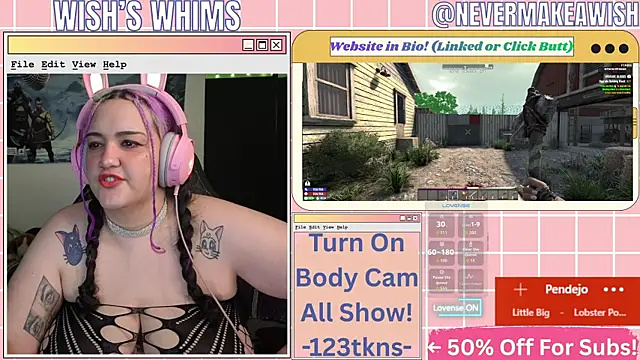 nevermakeawish online show from May 14, 10:00 am