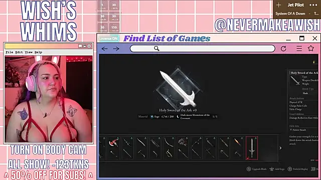 nevermakeawish online show from May 15, 5:14 am