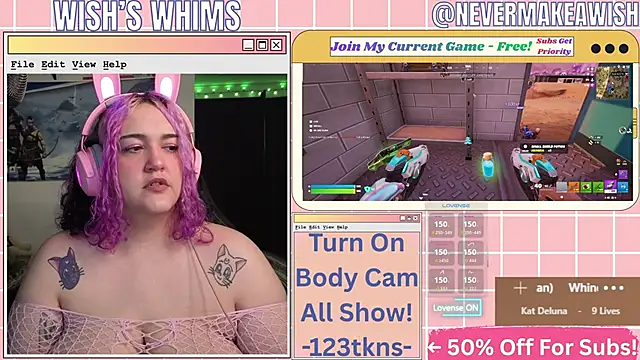 nevermakeawish online show from May 16, 10:36 am
