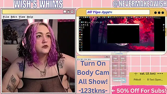 nevermakeawish online show from May 17, 9:38 am