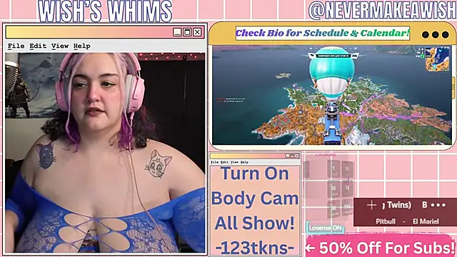 nevermakeawish online show from June 27, 10:53 am