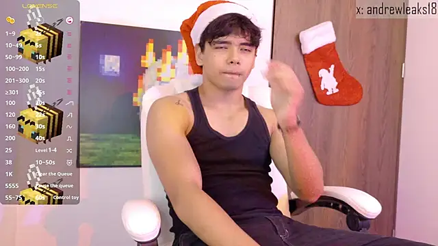 an drew18 online show from December 14, 3:23 am