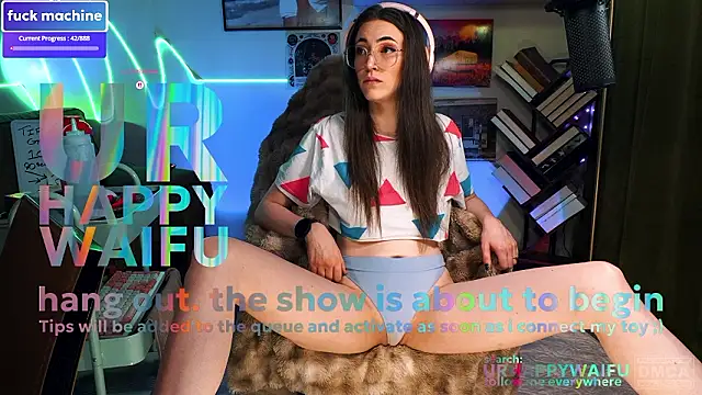 Snapshot of urhappywaifu chatting on March 31, 1:07 am urhappywaifu online show from March 31, 1:07 am