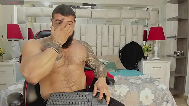 college muscle ass1 online show from October 14, 1:01 pm