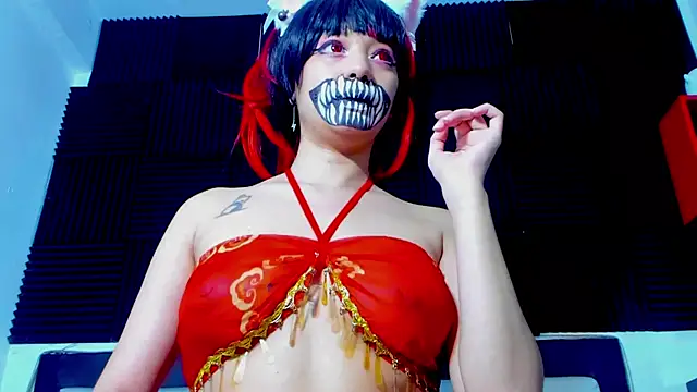 Snapshot of Akalidemon chatting on October 22, 3:29 am Akalidemon online show from October 22, 3:29 am