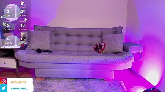 samucamx  online show from March 6, 12:18 am